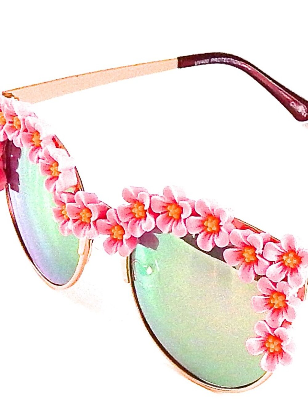 GASOLINE GLAMOUR SUMMER OF LOVE MORNING GLORY PINK ACID COCO GLASSES 🌸🌷🩷